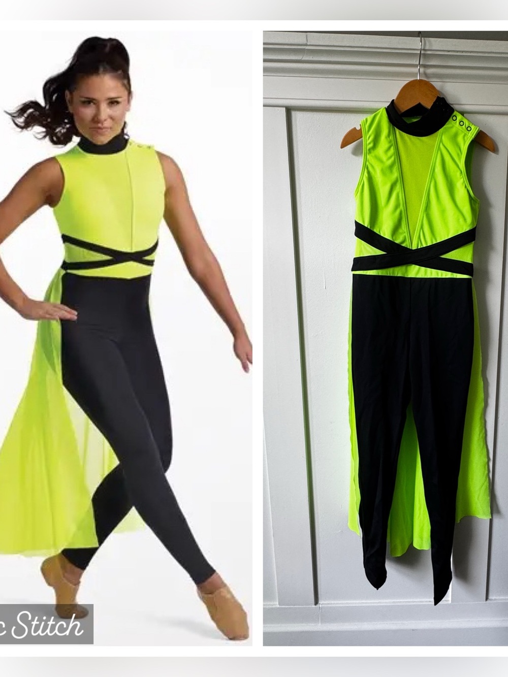 Weissman Two-Tone Back Panel Unitard
Style 18241